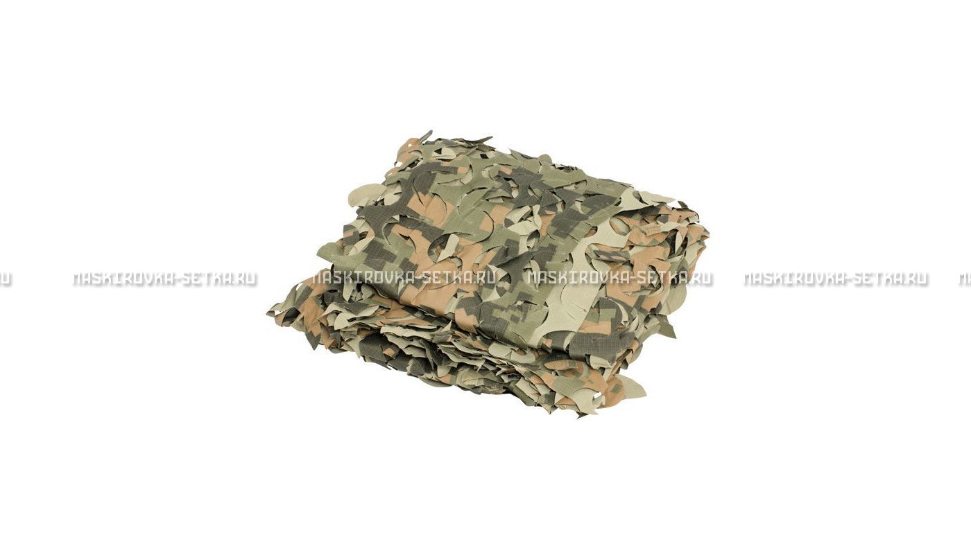 Маскировочная сетка Camosystems Пейзаж Полынь 3D 2,4х3 метра картинка 6
