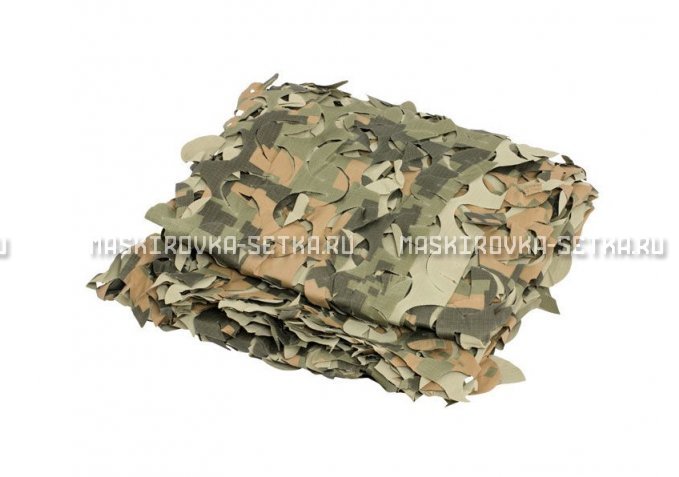 Маскировочная сетка Camosystems Пейзаж Полынь 3D 2,4х3 метра картинка 1