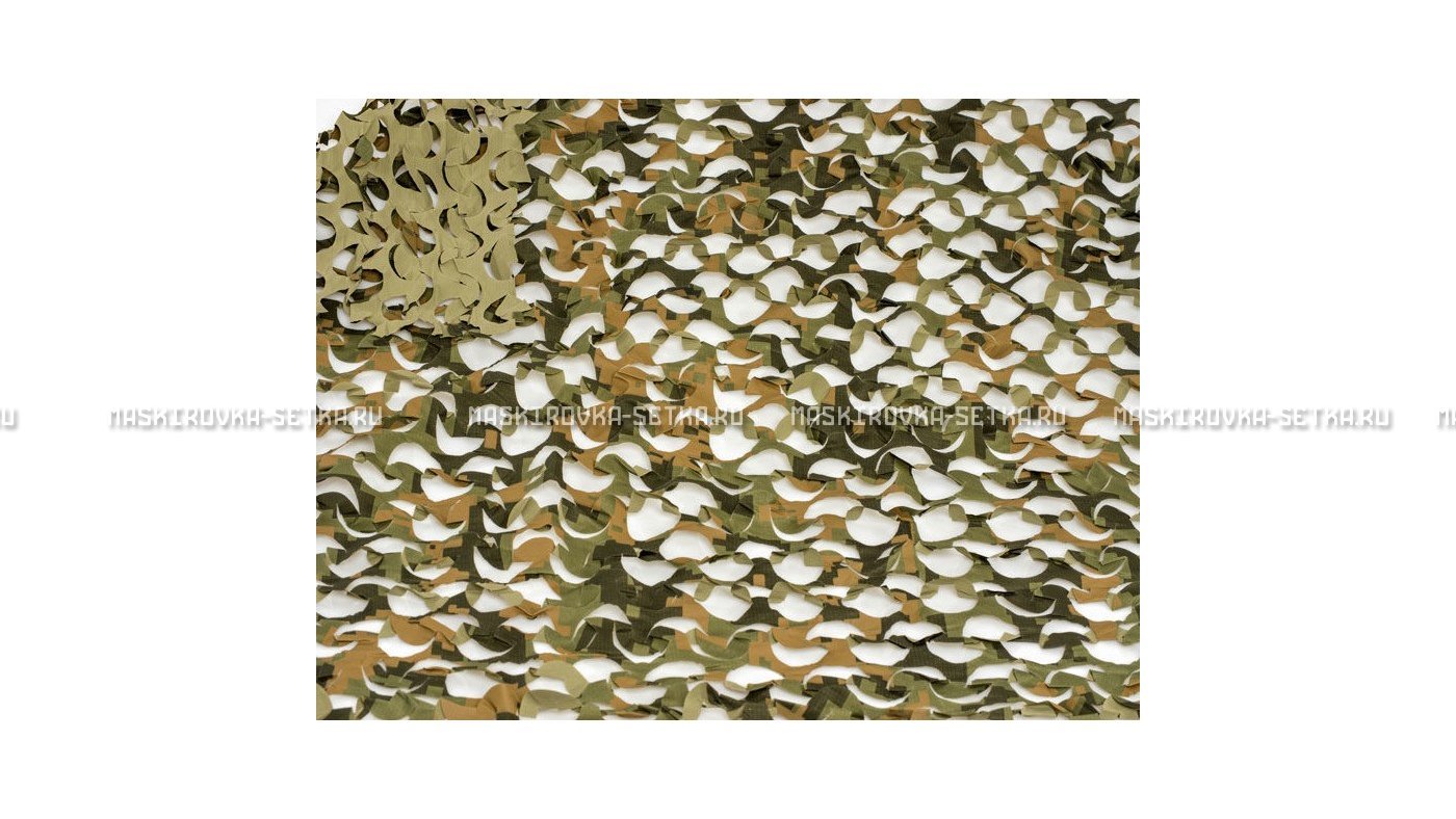 Маскировочная сетка Camosystems Пейзаж Полынь 3D 2,4х3 метра картинка 7
