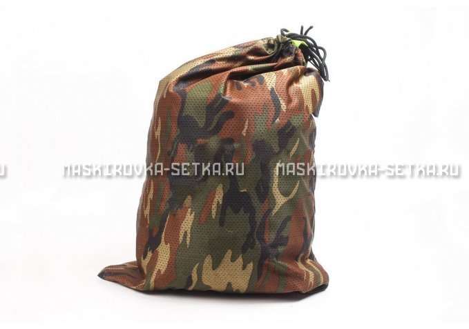 Маскировочная сетка из лыка 3x6 м зеленая для охоты картинка 3