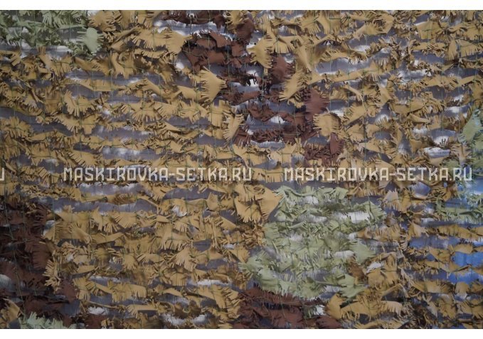 Маскировочная сеть МКТ-3П Камыш 2х3 м картинка 9