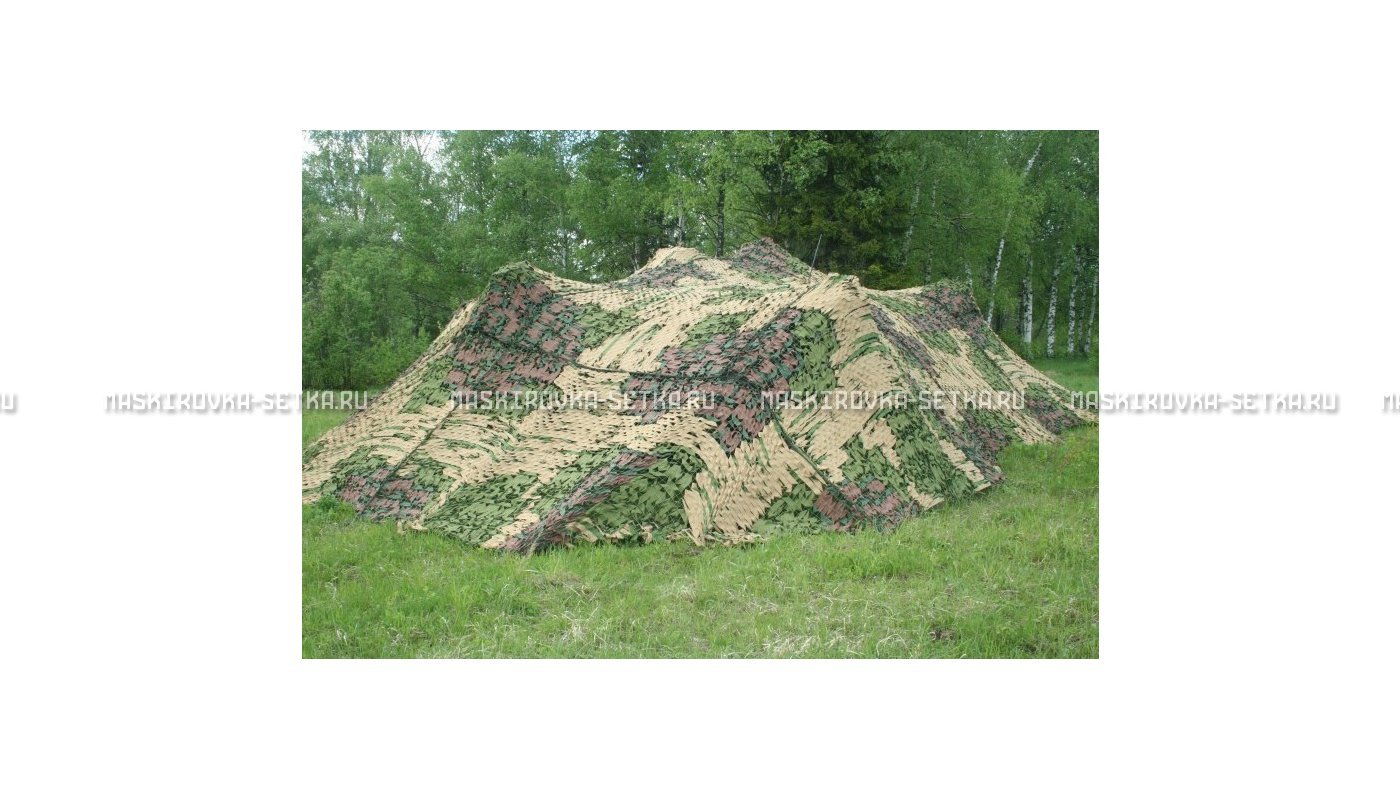 Маскировочный комплект-сеть ММК-2 12х18 м картинка 12