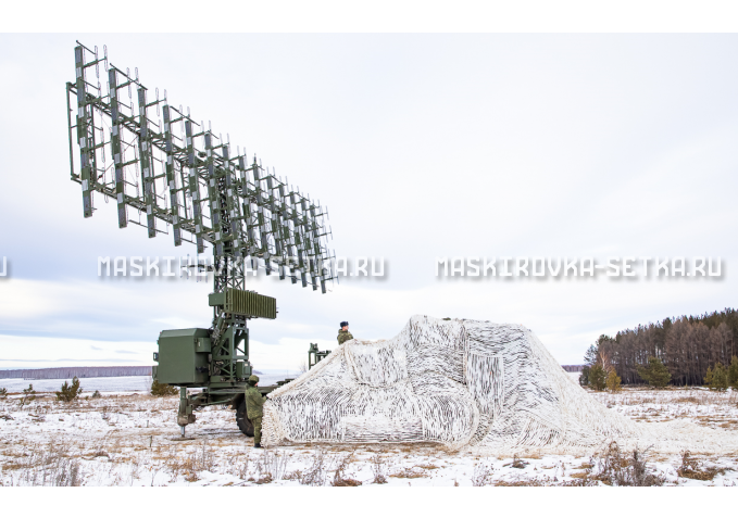 Маскировочный комплект МКТ-2С 12х18 м Снег без АП камуфляжная сеть картинка 9