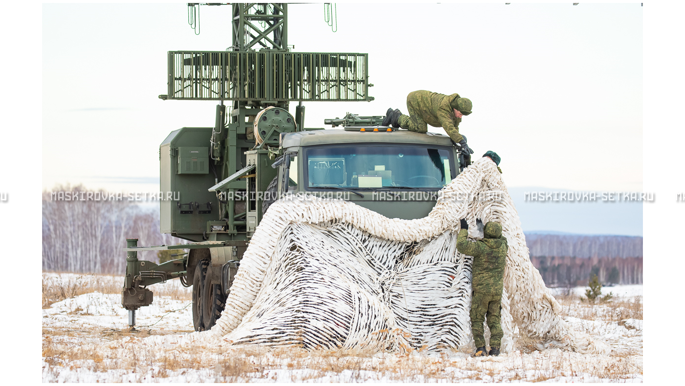 Маскировочный комплект МКТ-2С 12х18 м Снег без АП камуфляжная сеть картинка 26