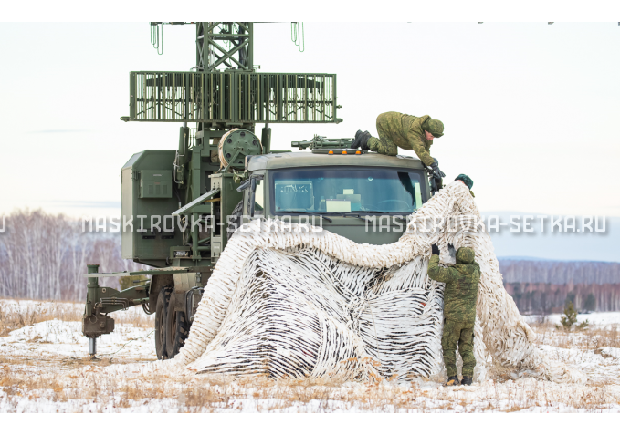 Маскировочный комплект МКТ-2С 12х18 м Снег без АП камуфляжная сеть картинка 3