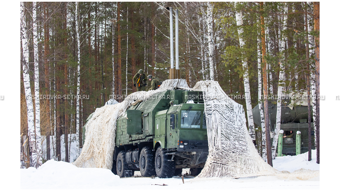 Маскировочный комплект МКТ-2С 12х18 м Снег без АП камуфляжная сеть картинка 28