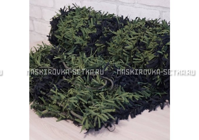 Маскировочная сеть Зеленя 2х3 м (зелено-черная) картинка 4